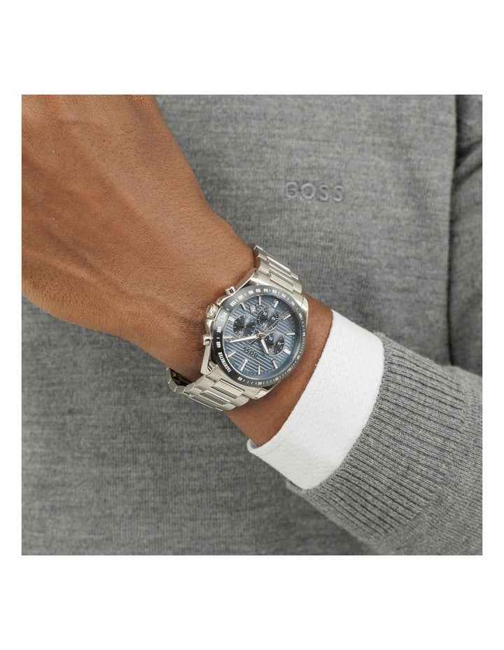 Strike Stainless Steel Watch in Blue