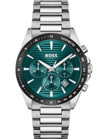 Strike Stainless Steel Watch in Green