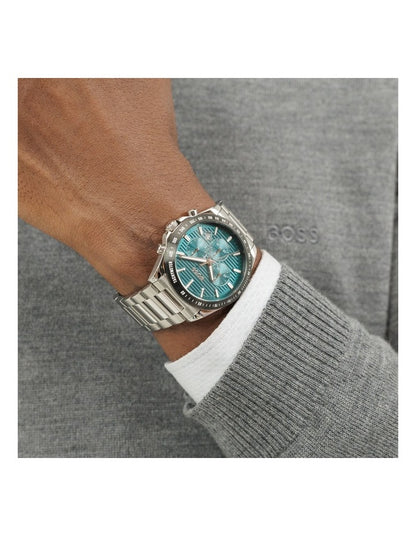 Strike Stainless Steel Watch in Green