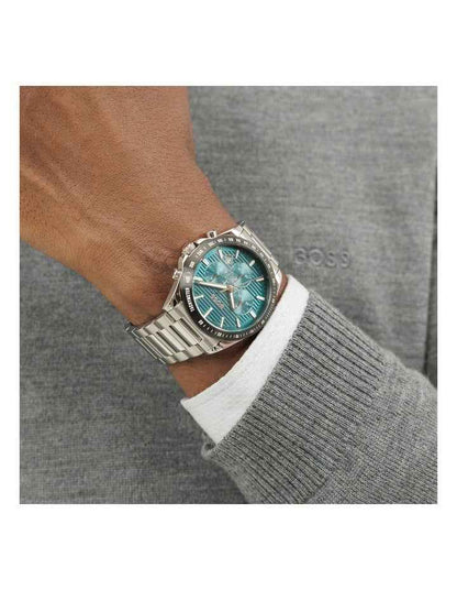 Strike Stainless Steel Watch in Green