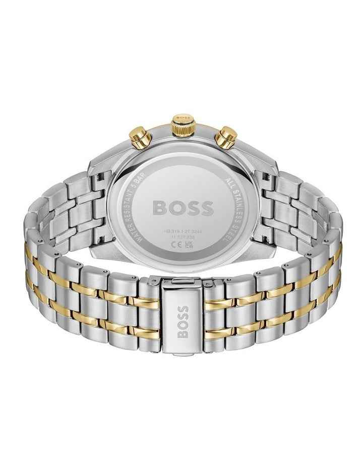 Skytraveller Stainless Steel And Ionic Plated Steel Watch in Blue