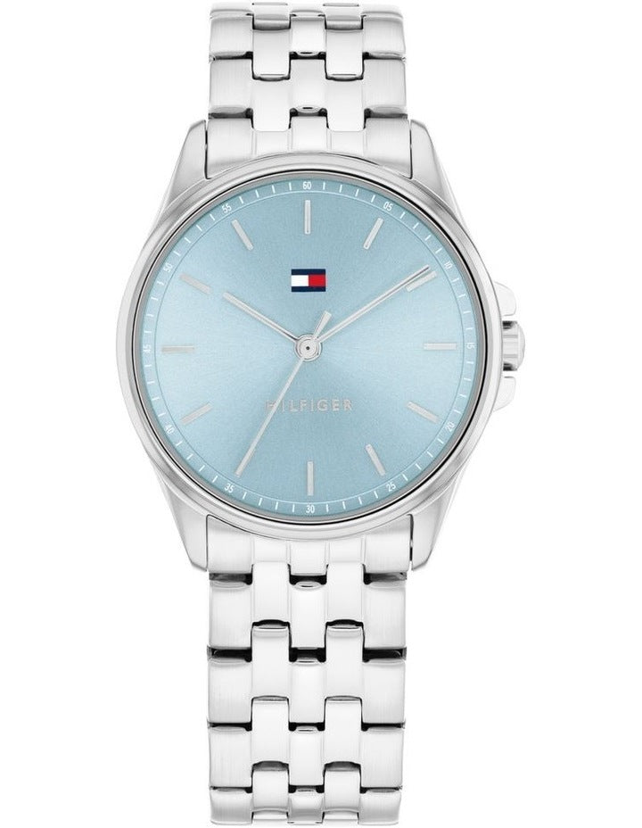 Jade Stainless Steel Watch in Light Blue