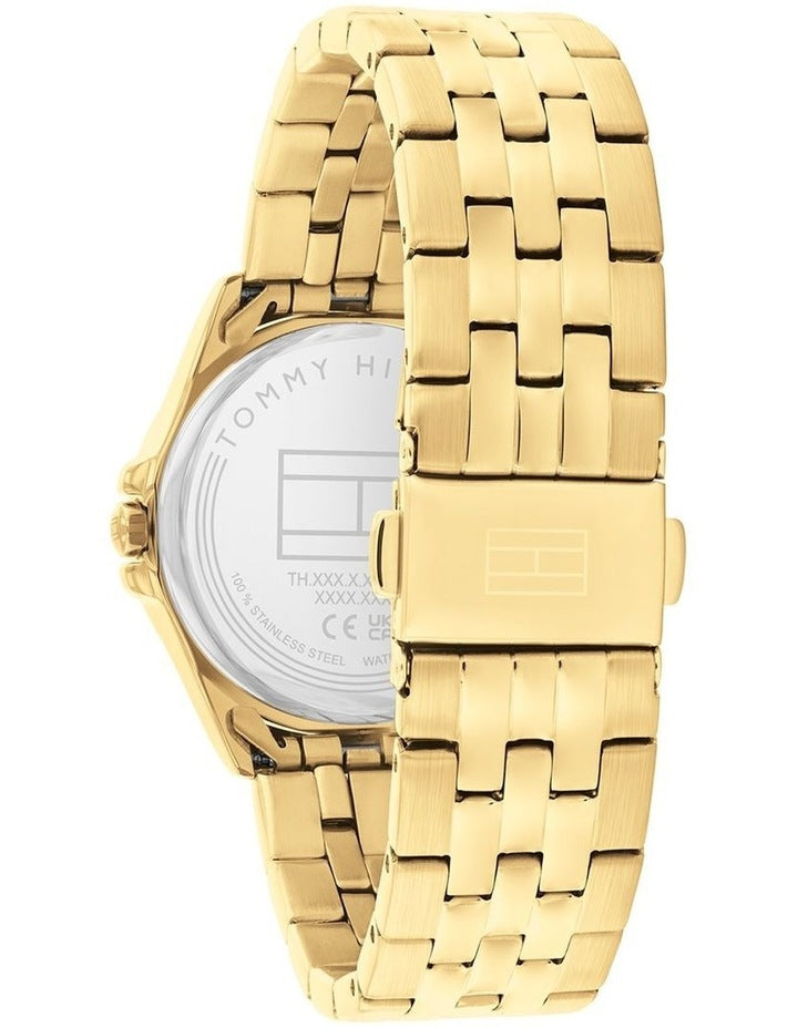 Jade Ionic Plated Thin Steel Watch in Green