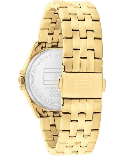 Jade Ionic Plated Thin Steel Watch in Blue