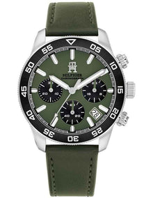 Leather 85 Watch in Green