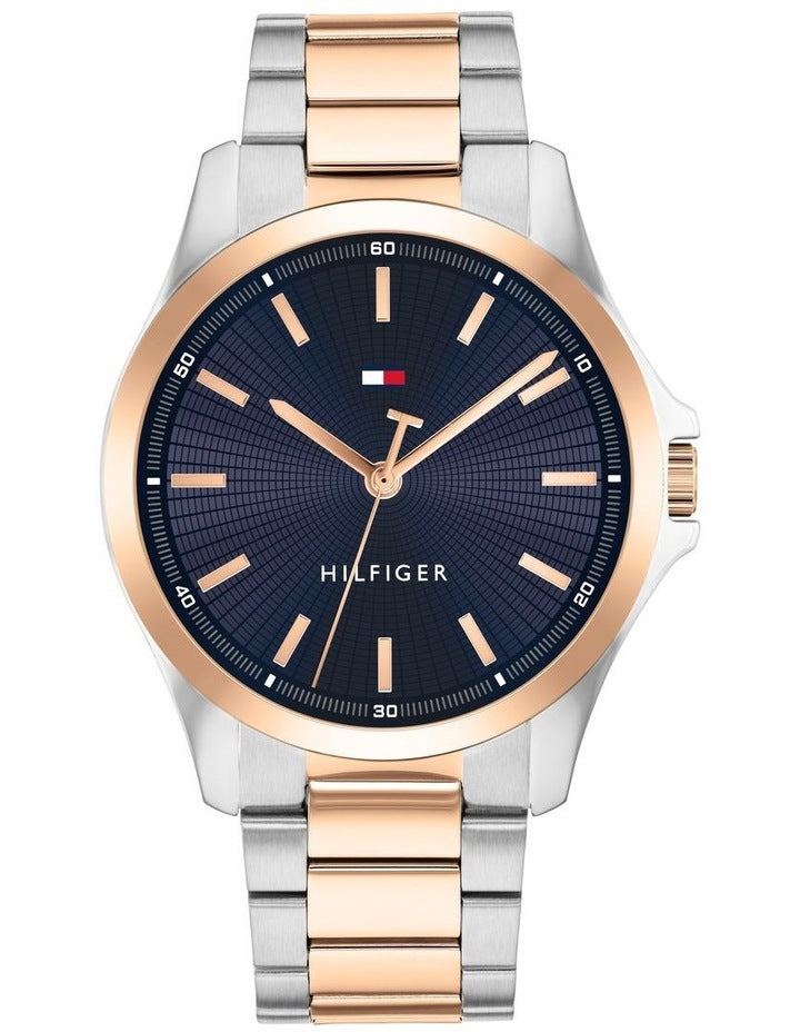 Bruce Stainless Steel Watch in Navy