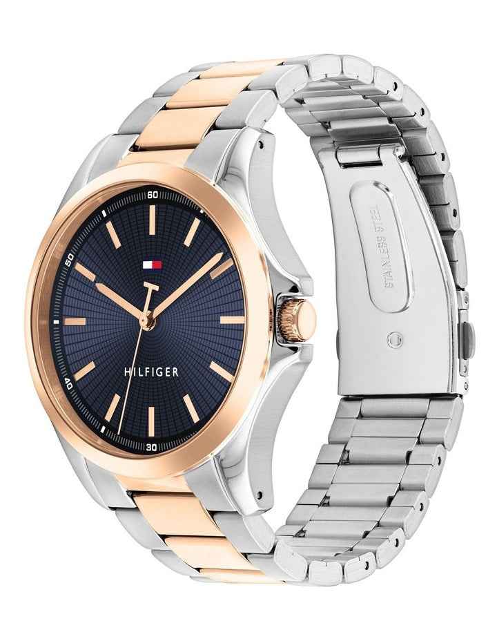 Bruce Stainless Steel Watch in Navy