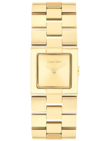 Meridian Ionic Plated Thin Steel Watch in Gold