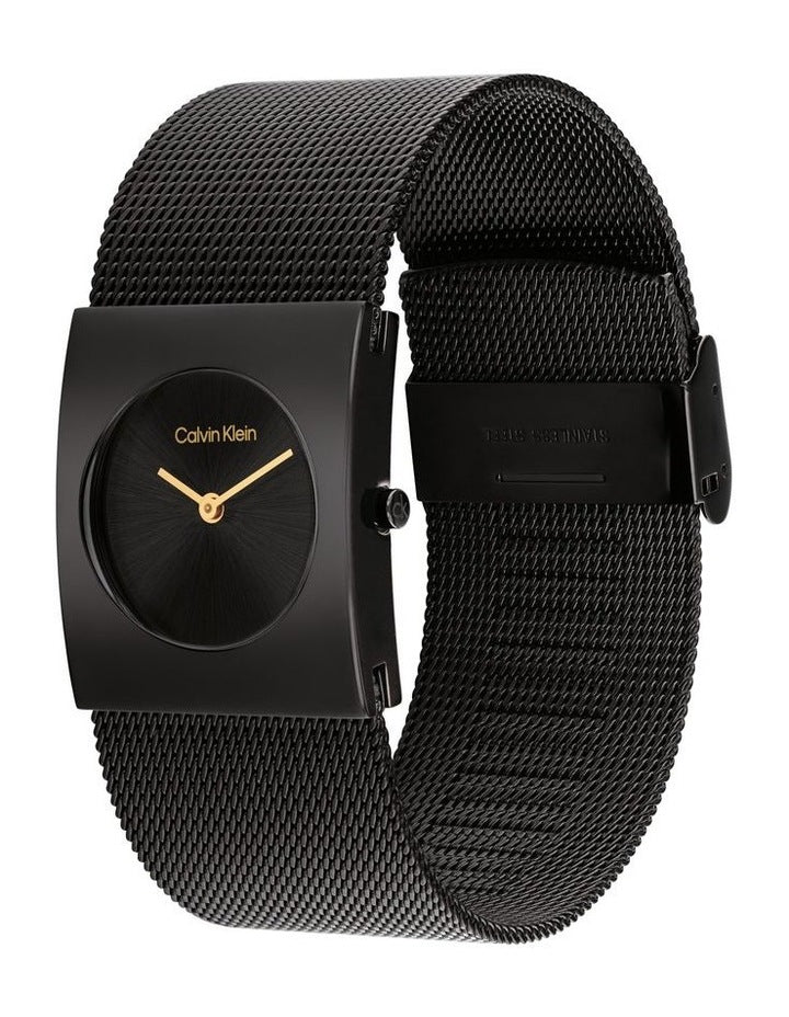 Pulse Ionic Plated Steel Watch in Black