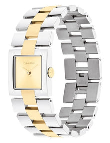 Meridian Stainless Steel And Ionic Plated Thin Steel Watch in Gold