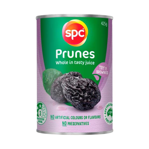 SPC 100% AUSSIE GROWN WHOLE PRUNES IN JUICE