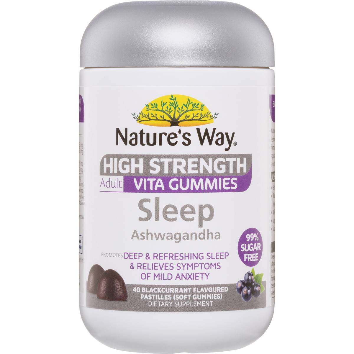 Nature's Way High Strength Sleep Ashwagandha Adult Vita Gummies 40 pack