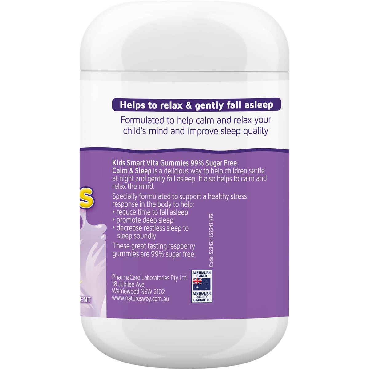 Nature's Way Kids Smart Vita Gummies Calm & Sleep 50 pack