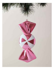 Candyland Christmas Oversized Plastic Candy Ornament 30cm in Pink