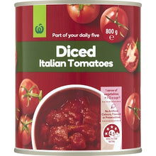 Woolworths Diced Italian Tomatoes 800g