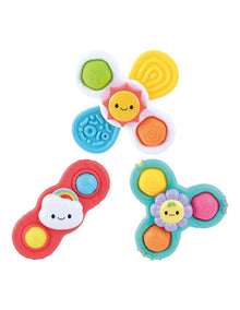 Sunflower, Cloud, The Sun Suction Spinner Trio 3 Pieces