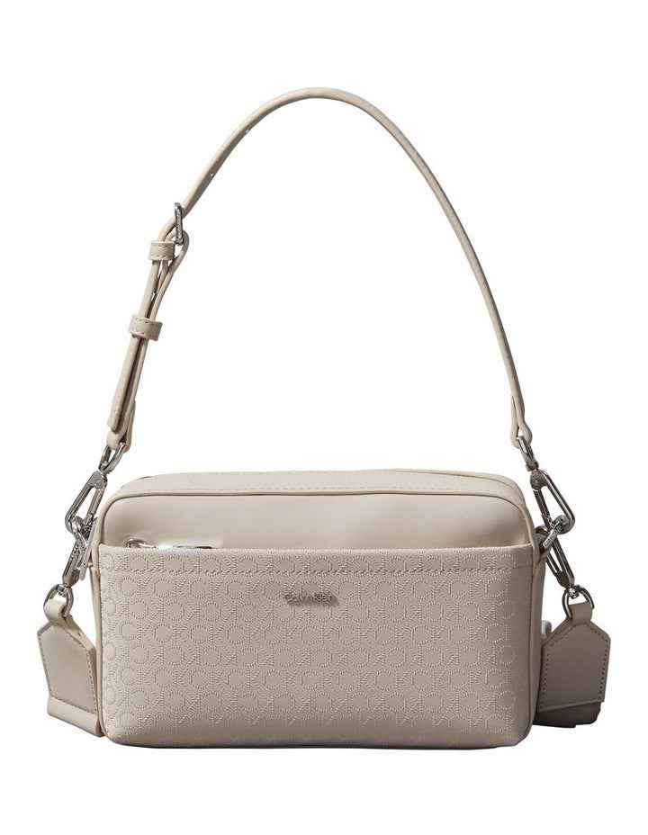Aop Camera Crossbody Bag in Brown