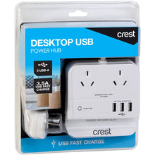 Crest Crest Power Hub 2 Socket 3 Usb 3g