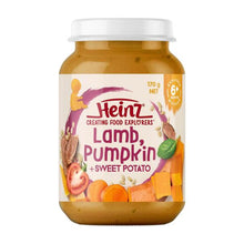 HEINZ LAMB- PUMPKIN + SWEET POTATO BABY FOOD JAR 6+ MONTHS 170G