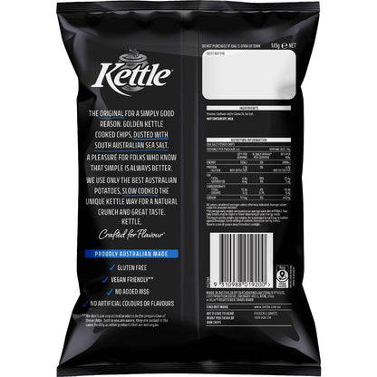 Kettle Classic Sea Salt Chips Potato Chips 165g