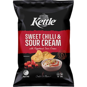 Kettle Sweet Chilli & Sour Cream Potato Chips 165g