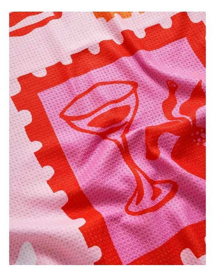 Stamp Sand Free Beach Towel in Multi