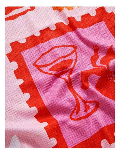 Stamp Sand Free Beach Towel in Multi
