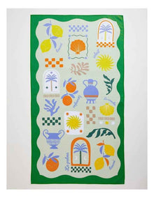 Summertime Sand Free Beach Towel in Multi