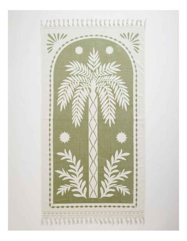 Stamp Palm Beach Towel in Sage