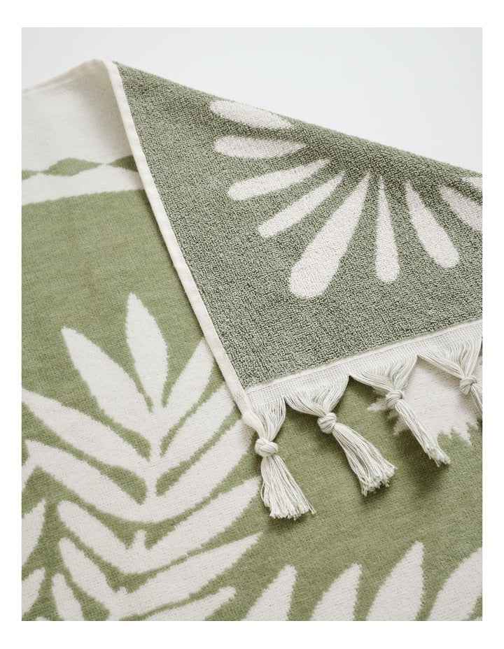 Stamp Palm Beach Towel in Sage