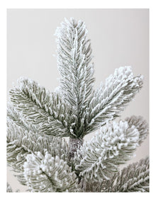 Harvest Christmas Flocked Douglas Fir Tabletop Tree with DIY Ornaments 46cm in Bronze