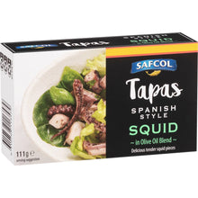 Safcol Tapas Spanish Style Squid In Olive Oil 111g