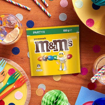 M&M's Peanut Milk Chocolate Snack & Share Bag 650g