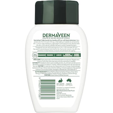 DermaVeen SPF 50+ Sensitive Sunscreen Face & Body Cream 200g