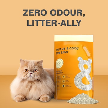 Rufus & Coco Zero Odour Natural Cat Litter 3.7kg