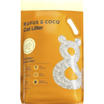 Rufus & Coco Zero Odour Natural Cat Litter 3.7kg