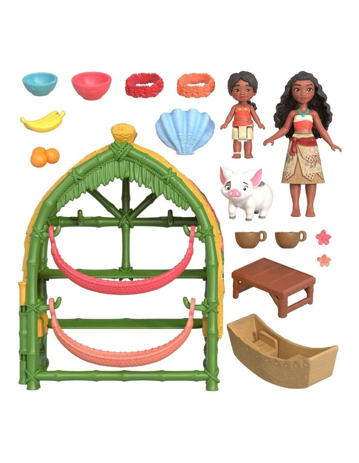 Moana 2 And Simea Village Home Playset