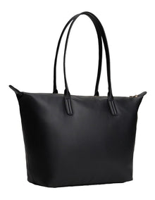 Soft TH Monogram Tote Bag in Black