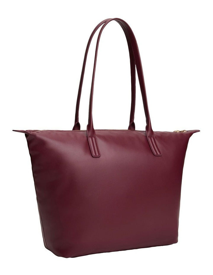 Soft TH Monogram Tote Bag in Red
