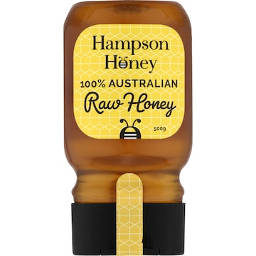 Hampson Honey Raw Honey Squeezy 500g