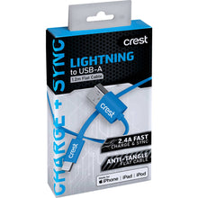Crest Lightning To Usb-a Flat Cable 1 Pack