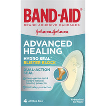 Band-Aid Advanced Healing Hydro Seal Blister Block 4 Pack