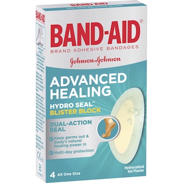 Band-Aid Advanced Healing Hydro Seal Blister Block 4 pack
