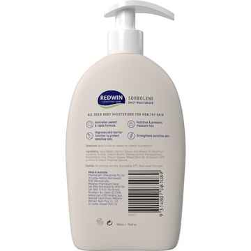 Redwin Sorbolene Daily Moisturiser 550mL
