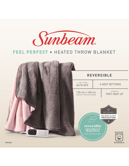 Feel Perfect Reversible Electric Throw