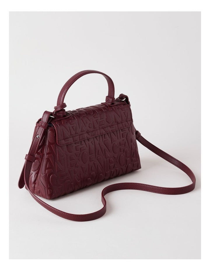 Liz Pebble Top Handle Tote Bag in Groove