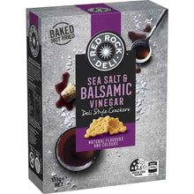 Red Rock Deli Deli Style Crackers Sea Salt & Balsamic Vinegar 135g