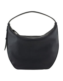 Susie Soft Medium Shoulder Bag in Black