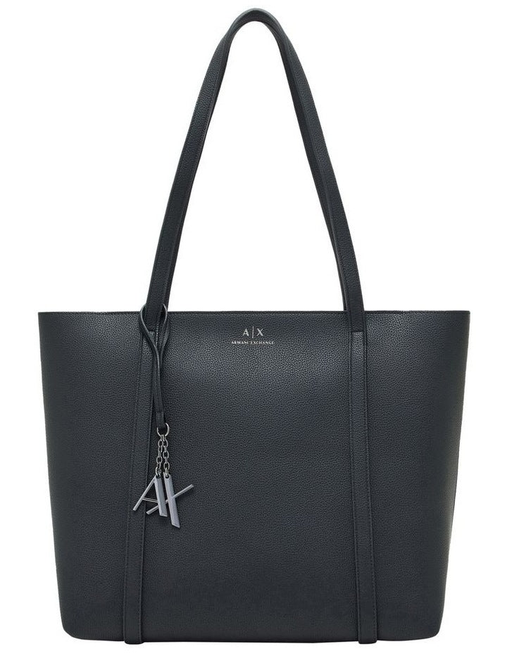 Sylvie Shopper Tote Bag in Black