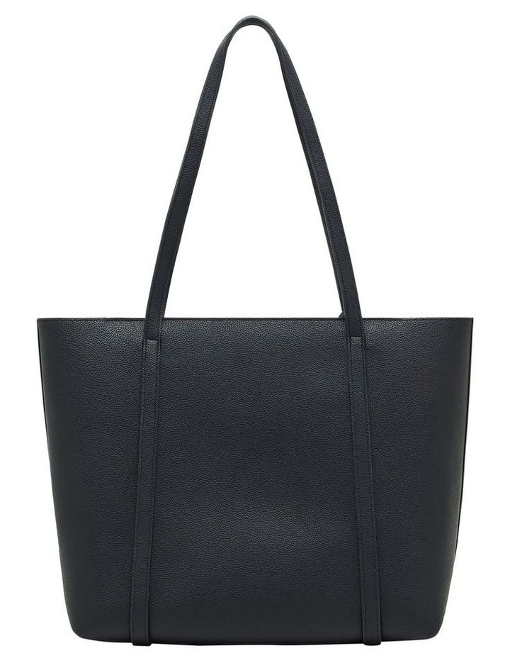 Sylvie Shopper Tote Bag in Black